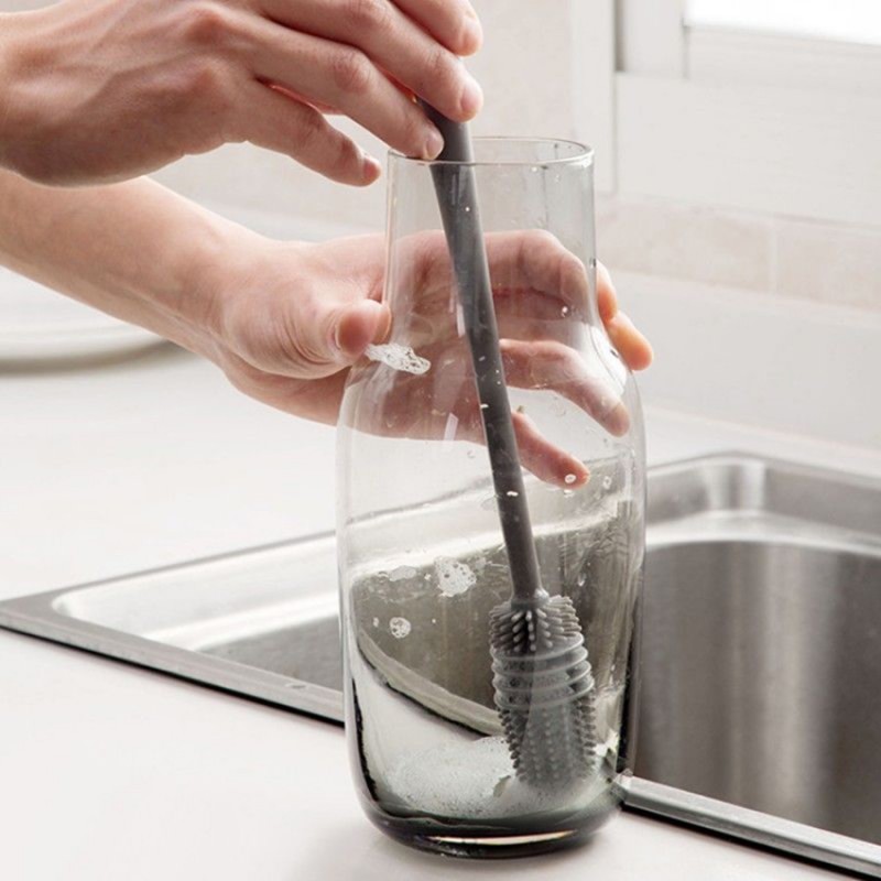 Long Handle Silicone Cleaning Brush