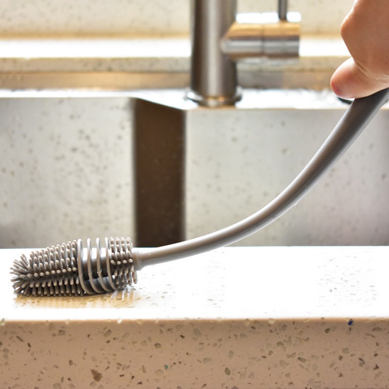 Long Handle Silicone Cleaning Brush