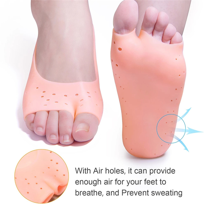 2pcs Unisex Silicone Foot Protection