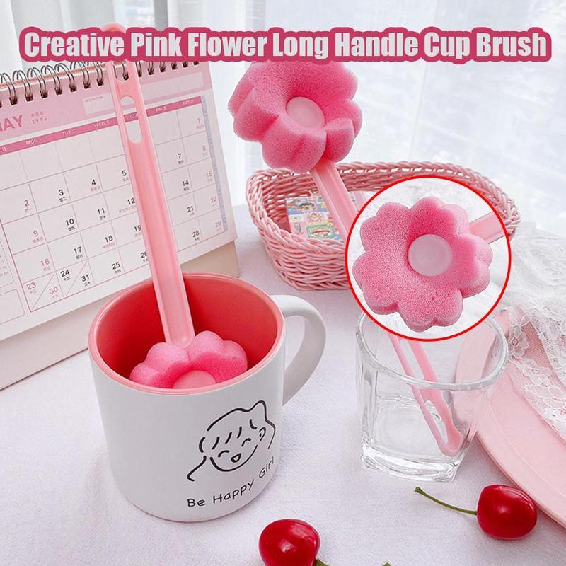Long Handle Bottle Brush Soft Sponge Cleaning Brush