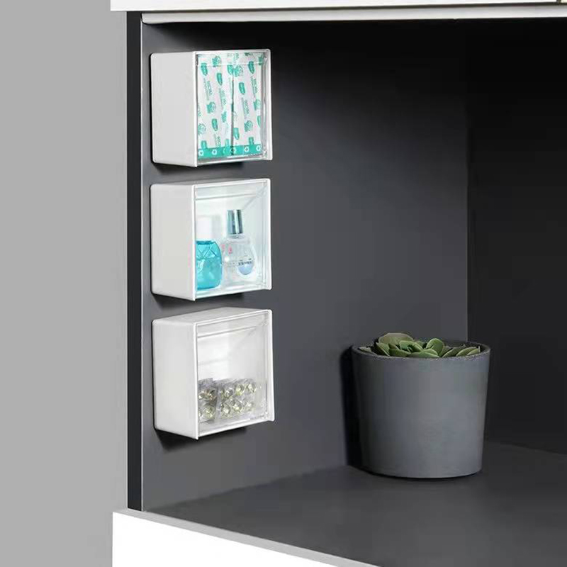 Transparent New Plastic Wall Shelf Bathroom Organizer