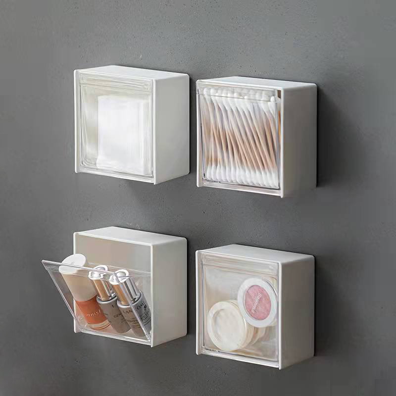Transparent New Plastic Wall Shelf Bathroom Organizer