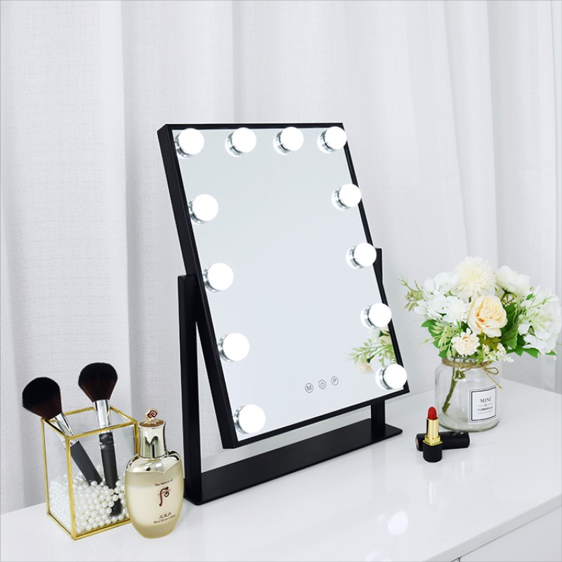Buy 360 degree rotationd smart vanity led hollywood makeup mirror at best price in Pakistan Arish