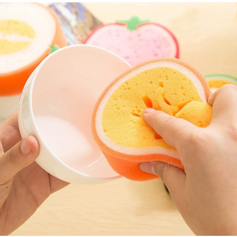 Fruite Style Dish Washing Sponge