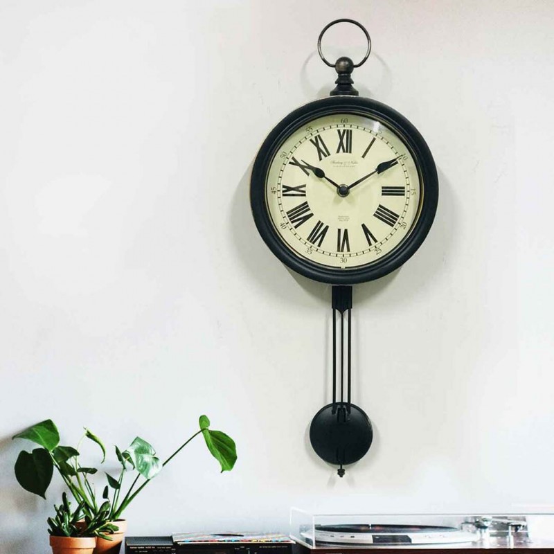 Vintage Pendulum Wall Clock