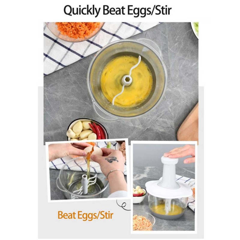 Manual Press Vegetable Chopper
