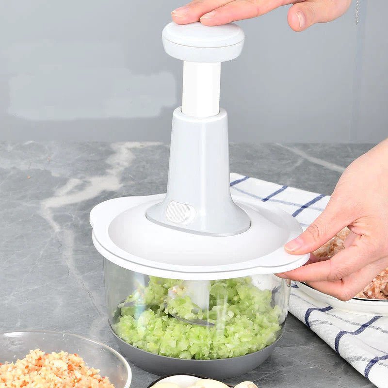 Manual Press Vegetable Chopper