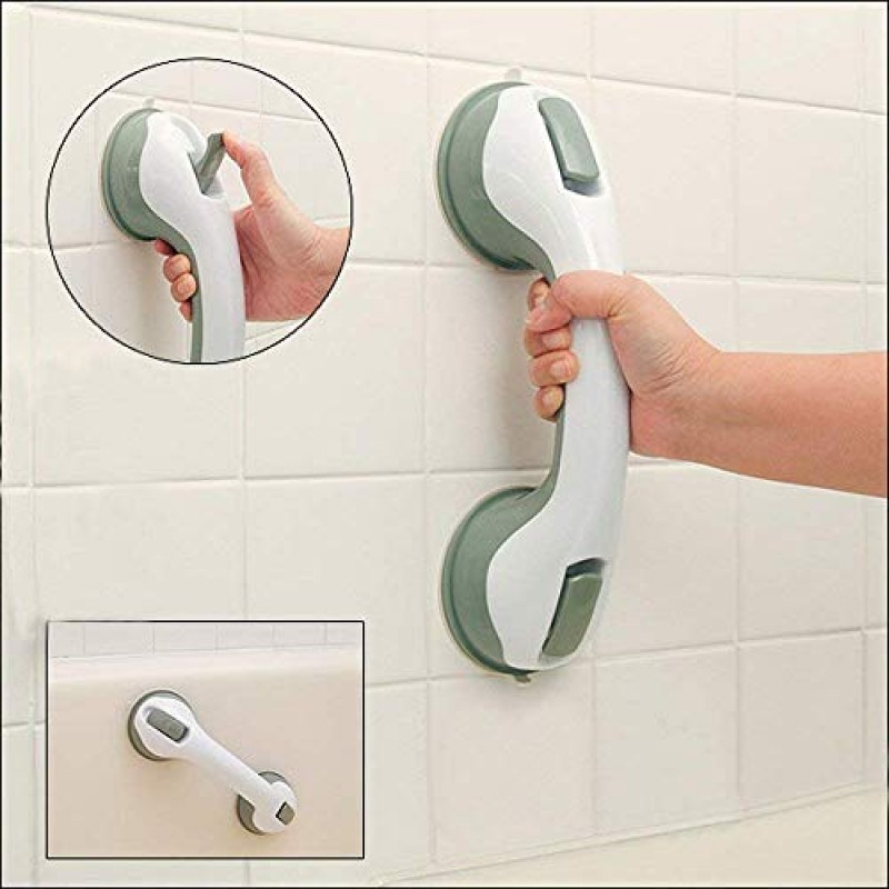 Safety Grab Non-slip Suction Cup Handle Bathroom Grip Shower Grab Bar Glass Door Handle
