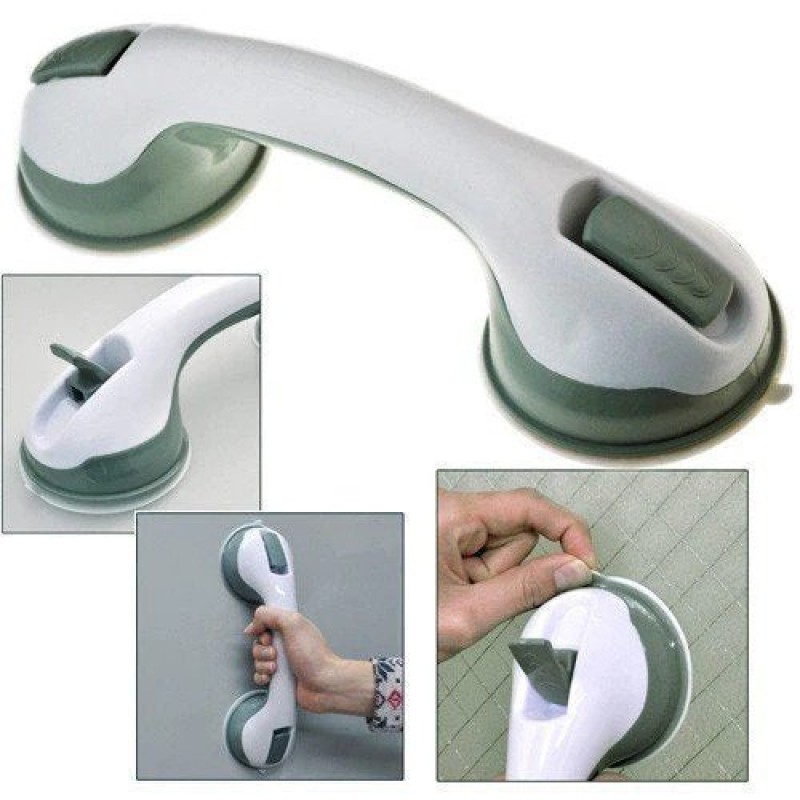 Safety Grab Non-slip Suction Cup Handle Bathroom Grip Shower Grab Bar Glass Door Handle