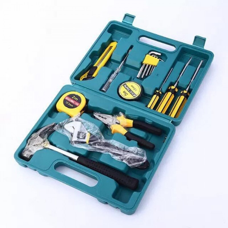 16-piece Set Of Emergency Hardware Tool Kit