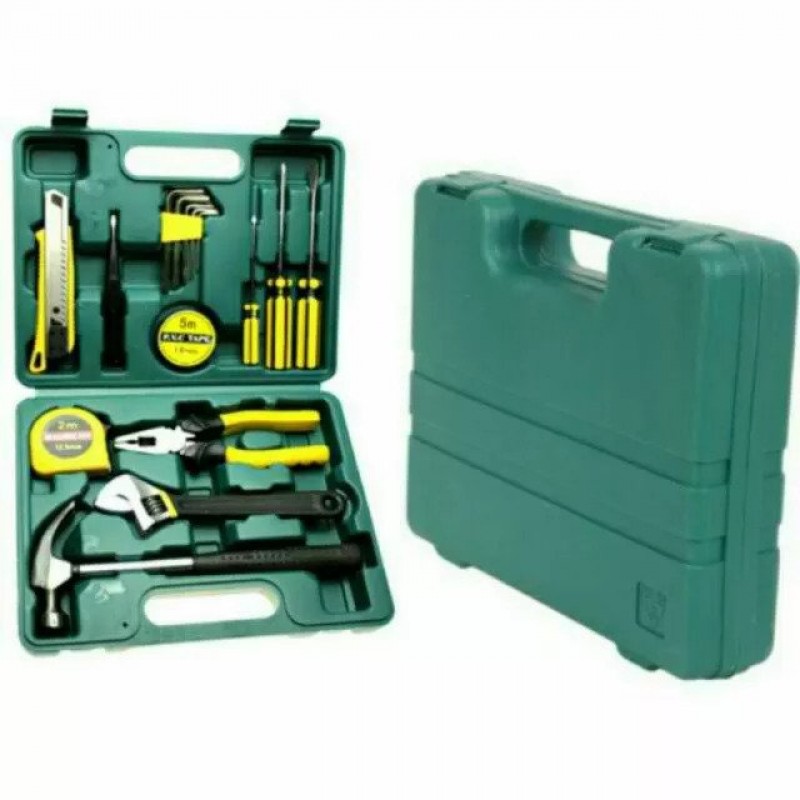 16-piece Set Of Emergency Hardware Tool Kit