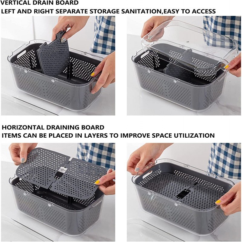 22 Pcs Vegetable Chopper Slicer for Kitchen, Cooking Accessories Gadget