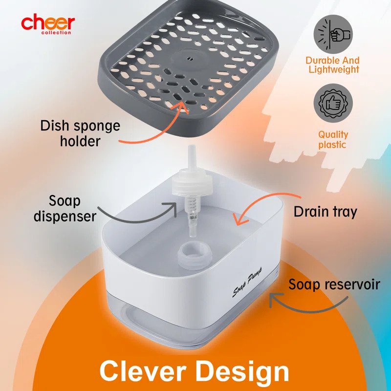 Soap Dispensing Sponge Holder