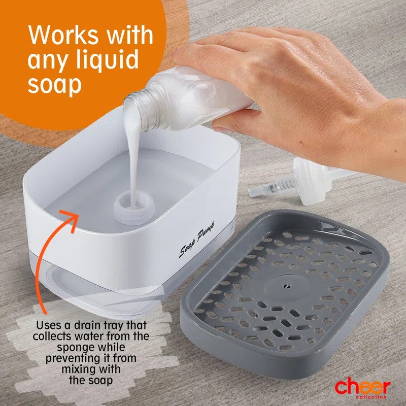 Soap Dispensing Sponge Holder