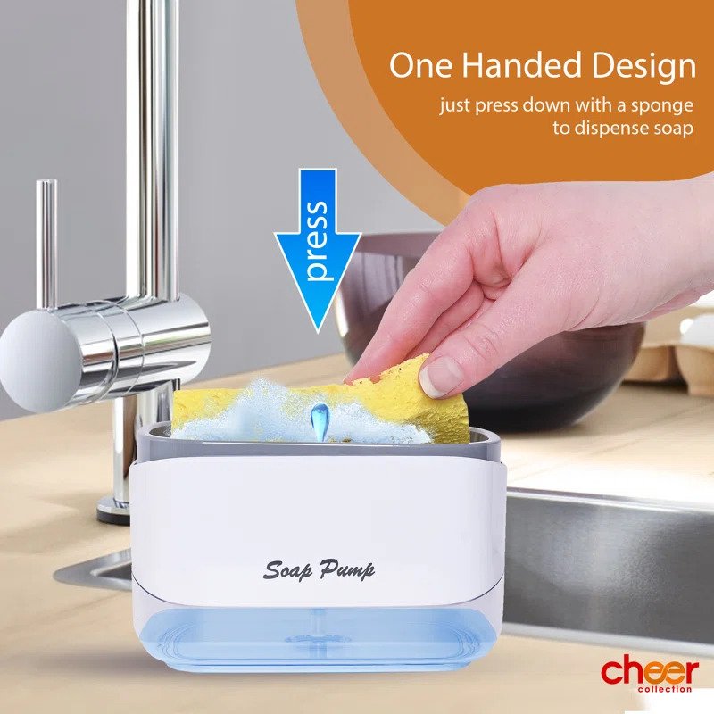 Soap Dispensing Sponge Holder