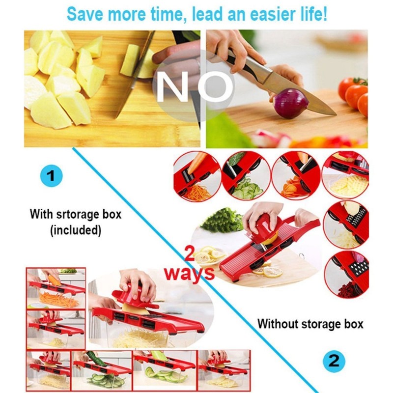 6 in 1 Multi-Function Fruit and Veg Cutter Slicer
