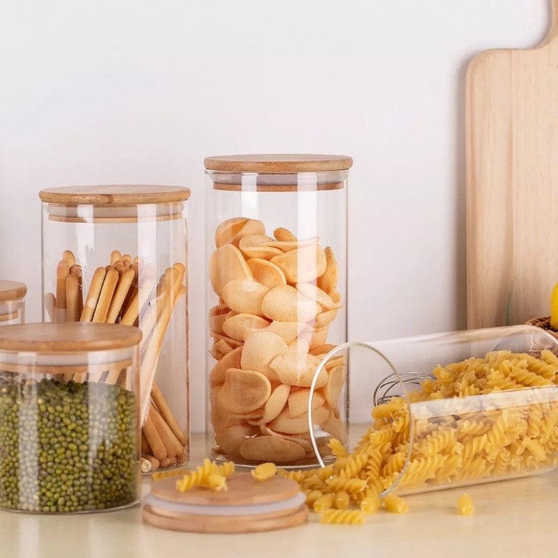 Pack of 3 Air Tight Glass Storage Set