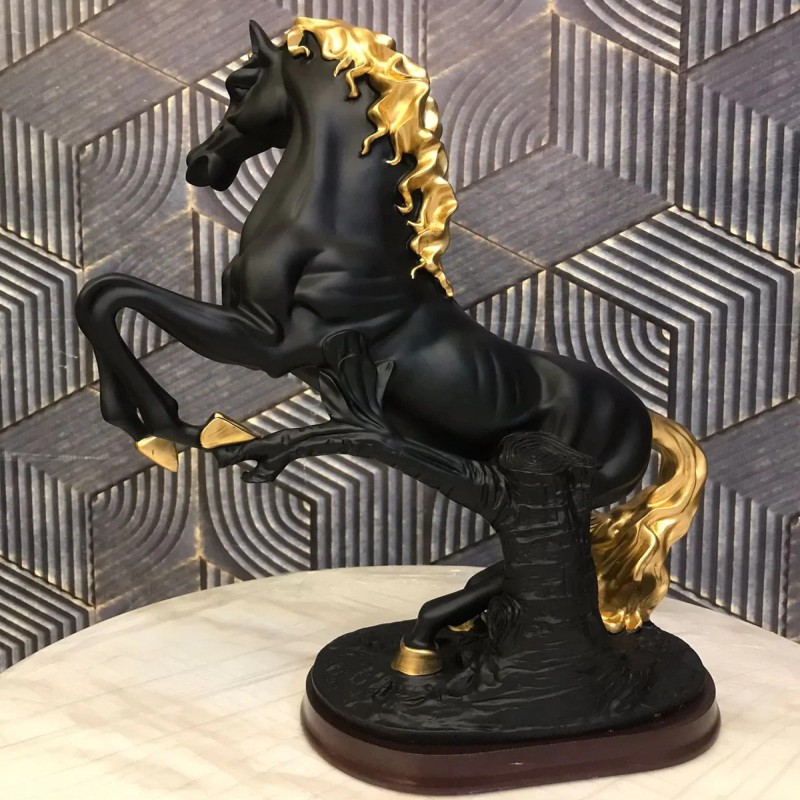 Resin Horse Statue Showpiece Large New
