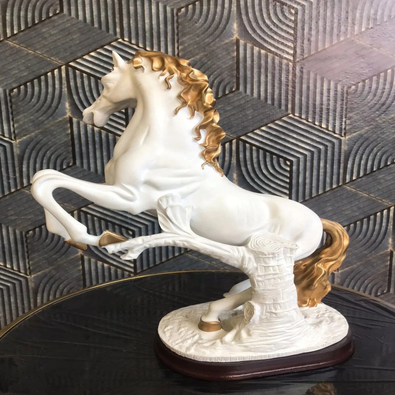 Resin Horse Statue Showpiece Large New