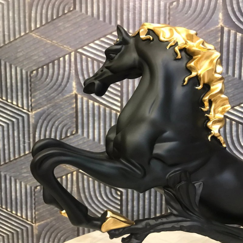 Resin Horse Statue Showpiece Large New