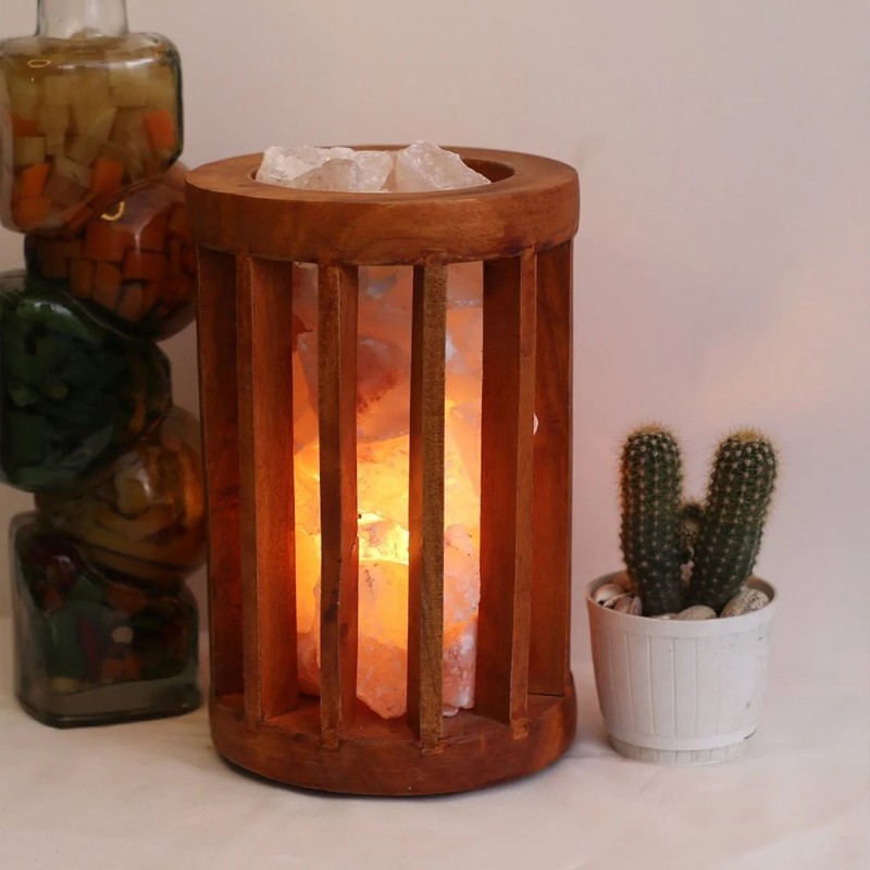SLIM WOODEN BASKET FOR HOME DECOR