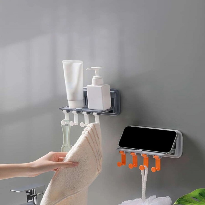Multifunctional Foldable Wall Hook Rack