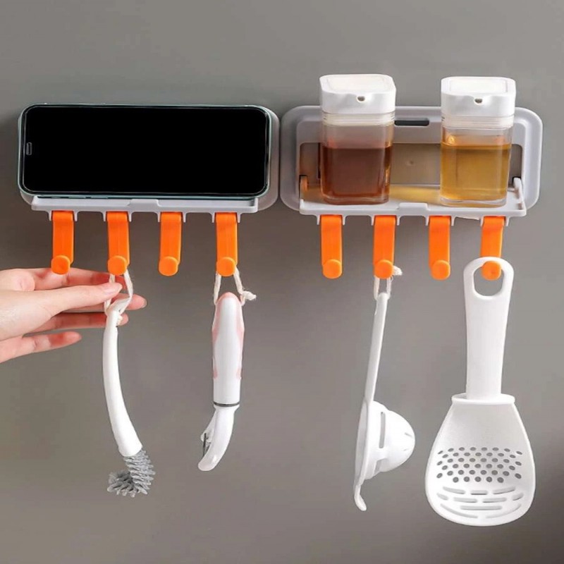 Multifunctional Foldable Wall Hook Rack