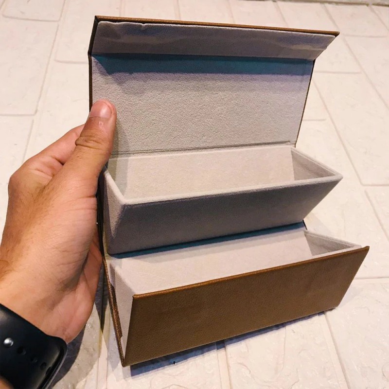 Folding 2 Slots Glasses Organizer