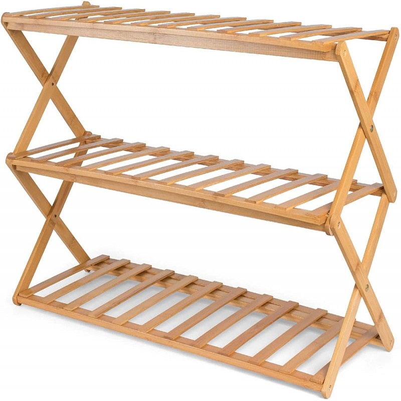 Foldable 3 shelves Shoe Rack