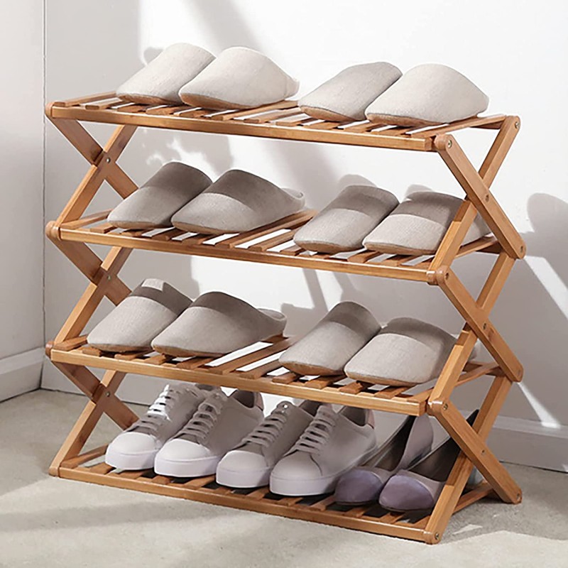 Foldable 4 shelves Shoe Rack