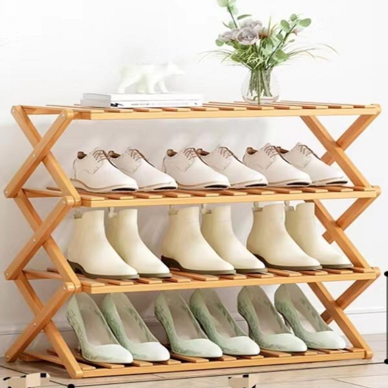 Foldable 4 shelves Shoe Rack