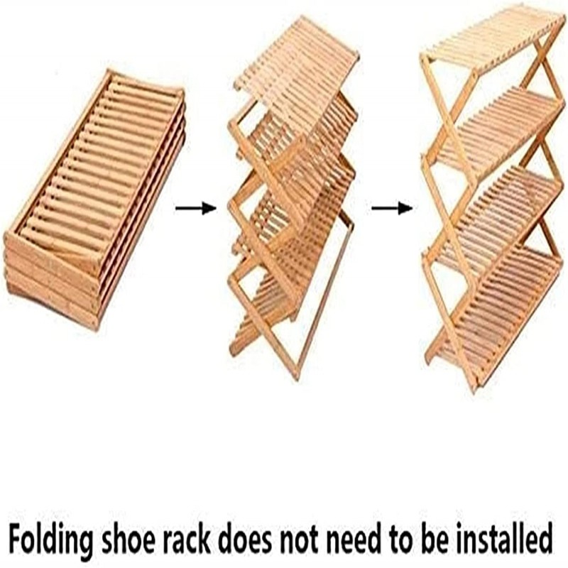 Foldable 4 shelves Shoe Rack