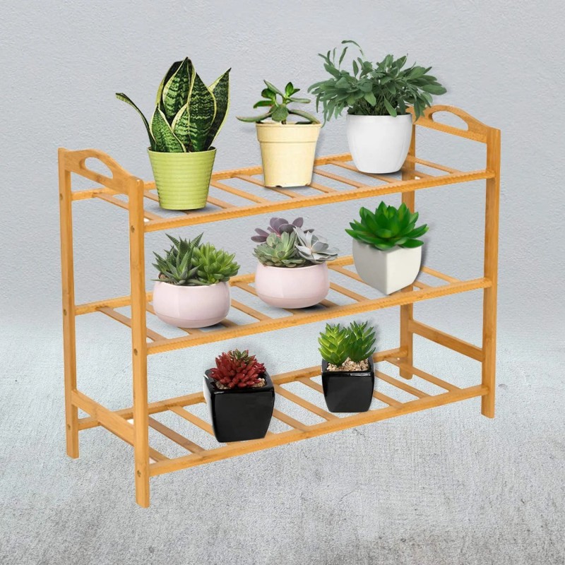 3 Tier Bamboo Shoe Racks