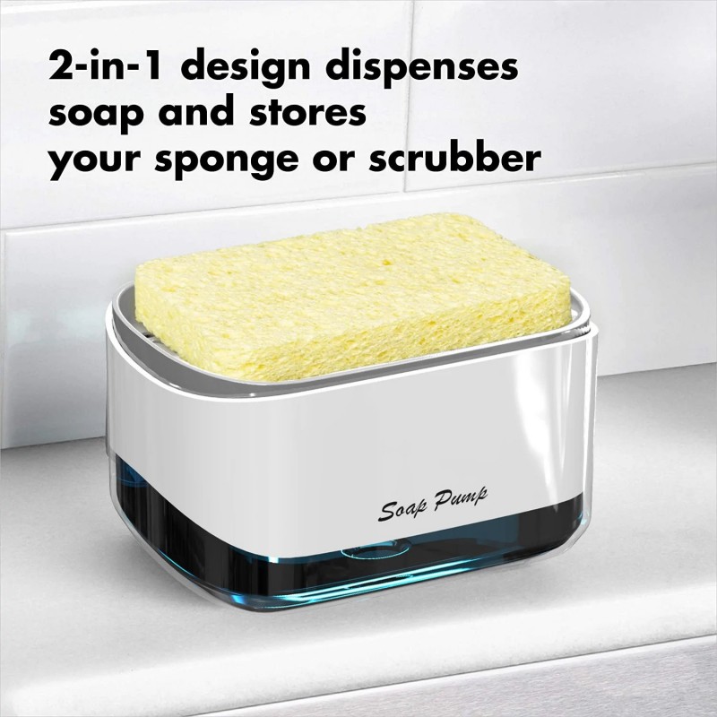 Soap Dispenser Pump With Sponge