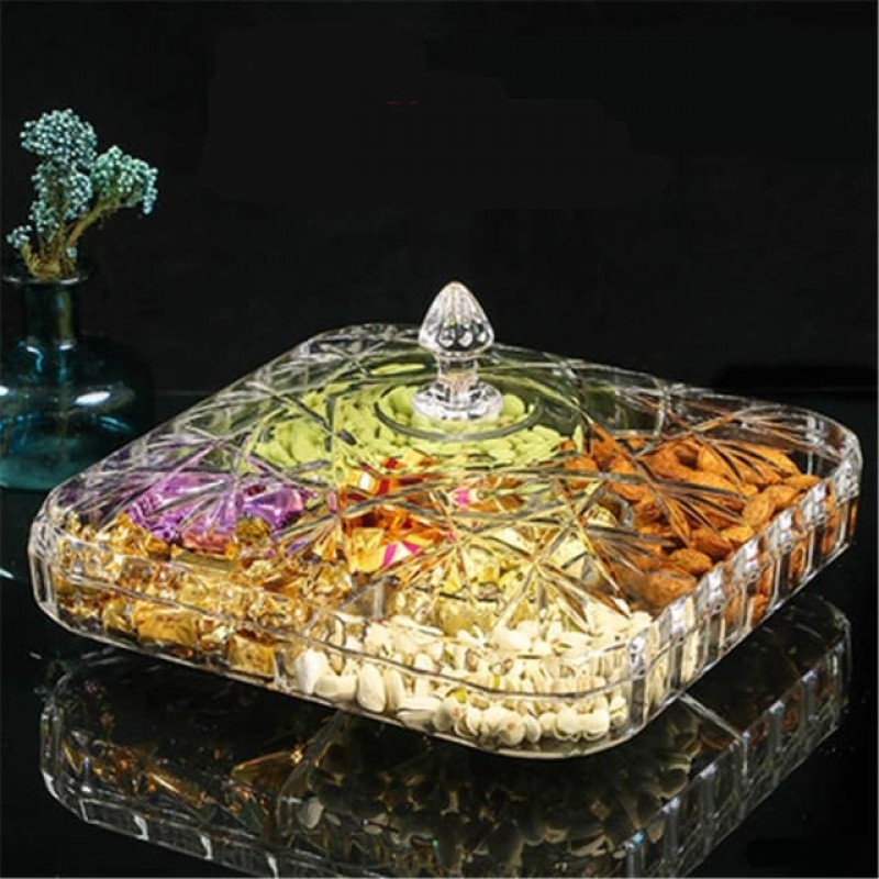 Acrylic Dry Fruit Tray