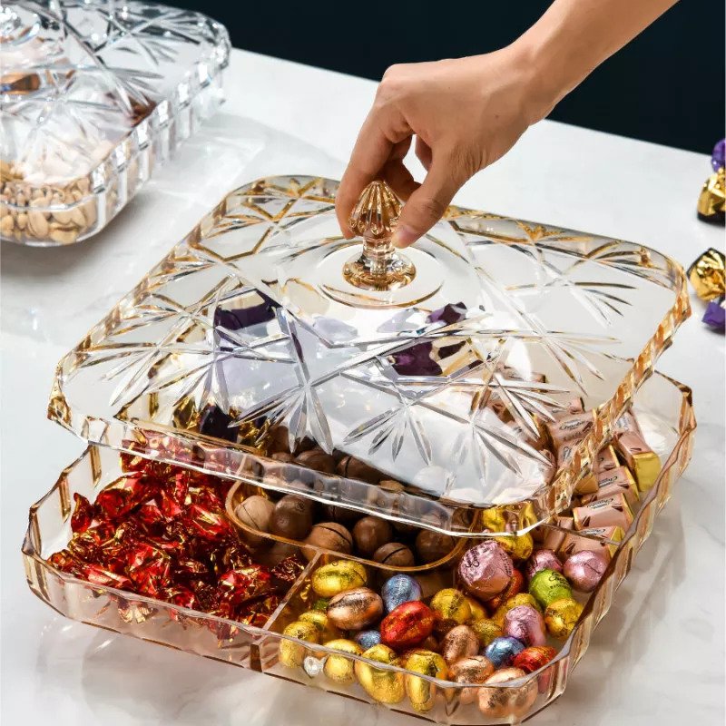 Acrylic Dry Fruit Tray