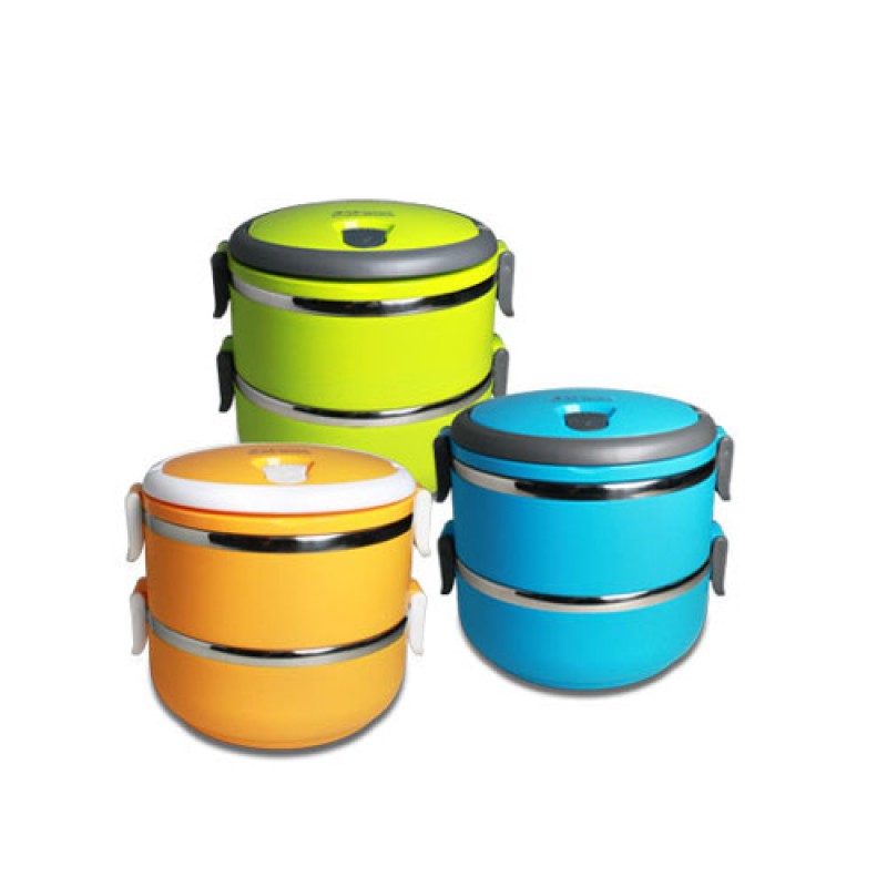 2 Layer Easy Portable Lunch Box