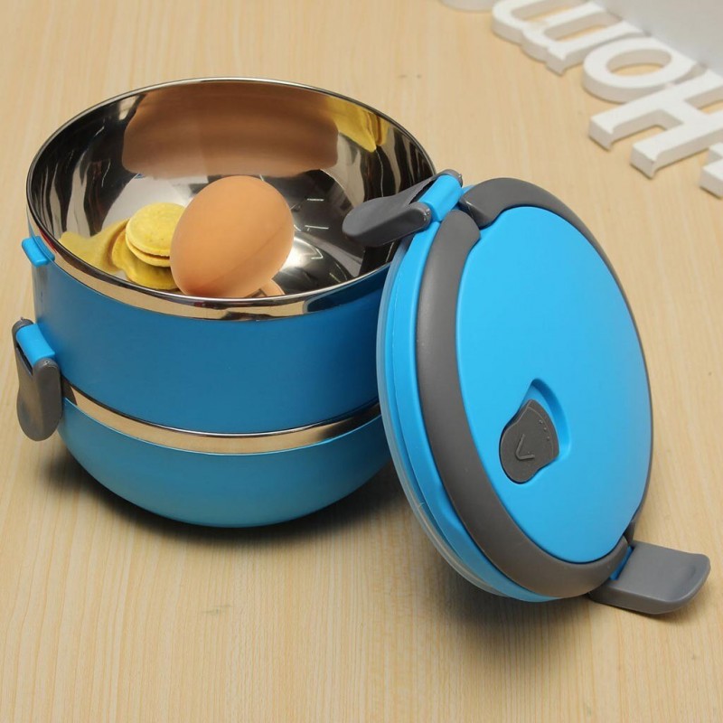 2 Layer Easy Portable Lunch Box