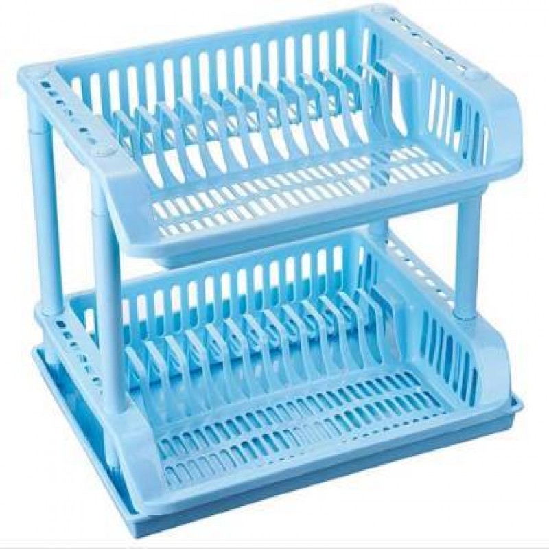 2 LAYER PLASTIC DISH RACK
