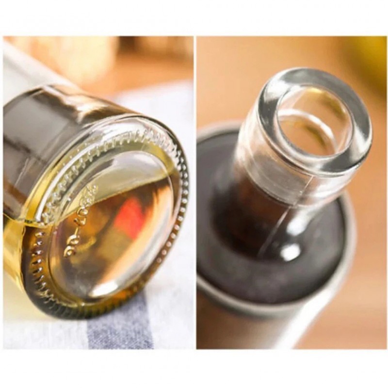500 ML Steel Glass Oil Dispenser Bottle