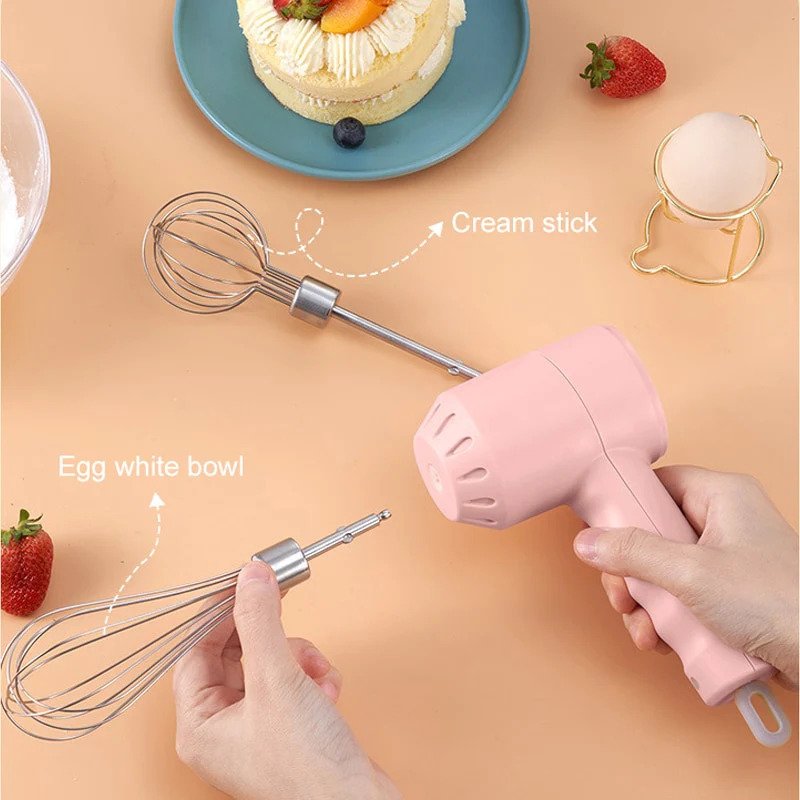 Food Mixer Hand Blender  Chopper With two Whisk