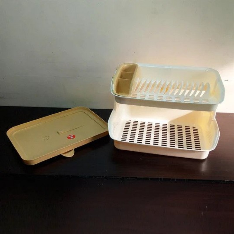 Multipurpose Double Layer Dish Draining Rack