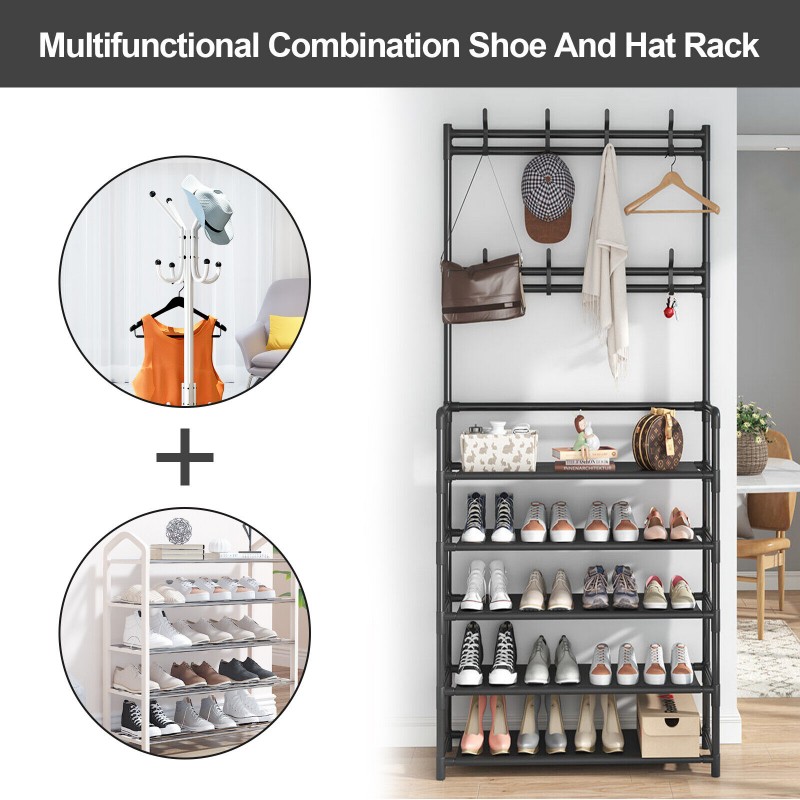 5 Layers Multifunctional Shoe & Hat Rack