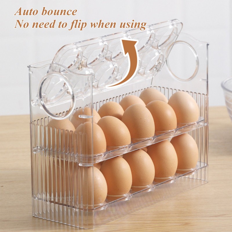 3-Layer Egg Holder for Refrigerator
