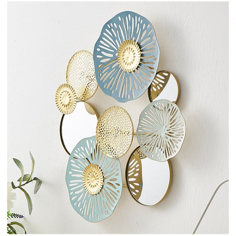 Round Metal Wall Art Decor