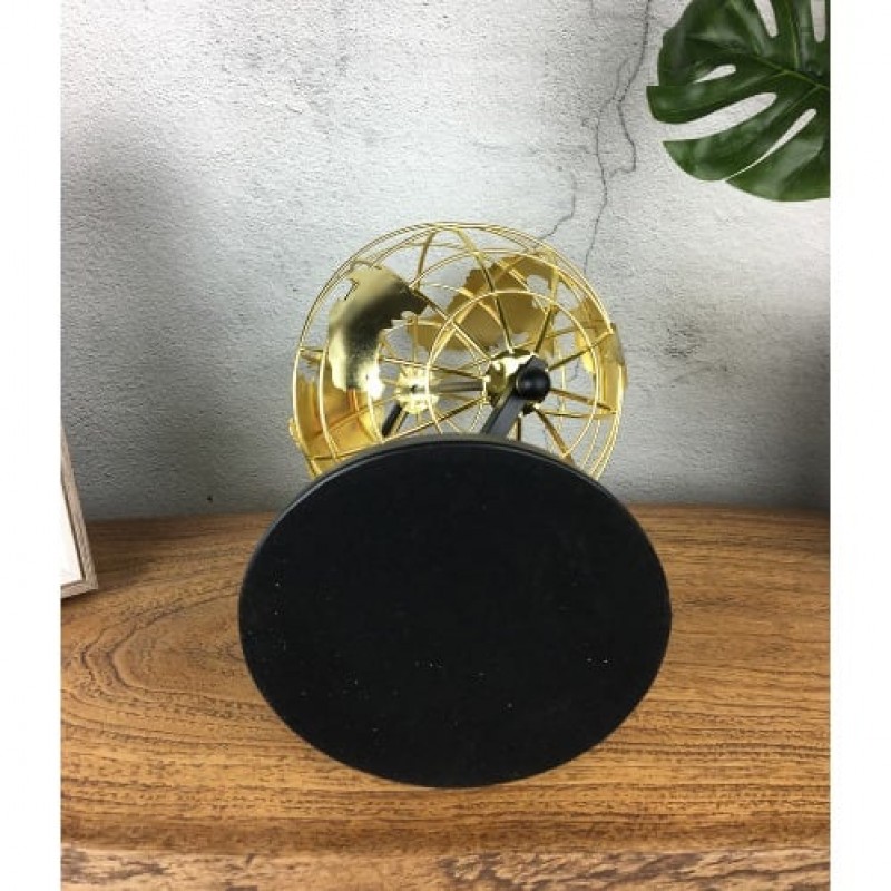 Black & Gold Globe For Decoration