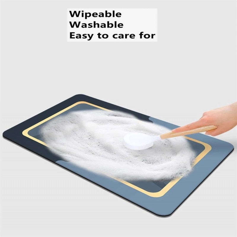 Non-Slip Bath Mat Water Absorbent