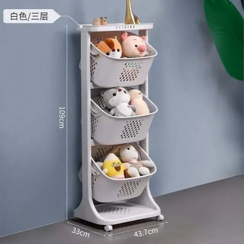 3 layer storage rack kitchen