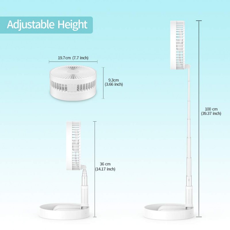 Rechargeable USB Desk Fan
