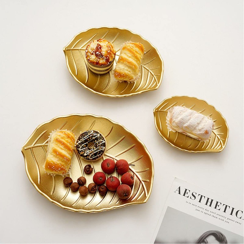 Decorative Leaf Shaped Serving Tray